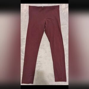 Aeropostale Leggings Women's XL Red Maroon Cotton Blend